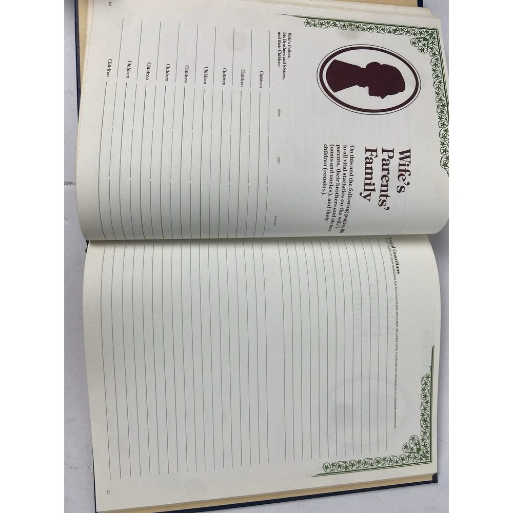 Vintage Our Family Story: A History of Our Family 1977 Hardcover Julie‎ Hausner